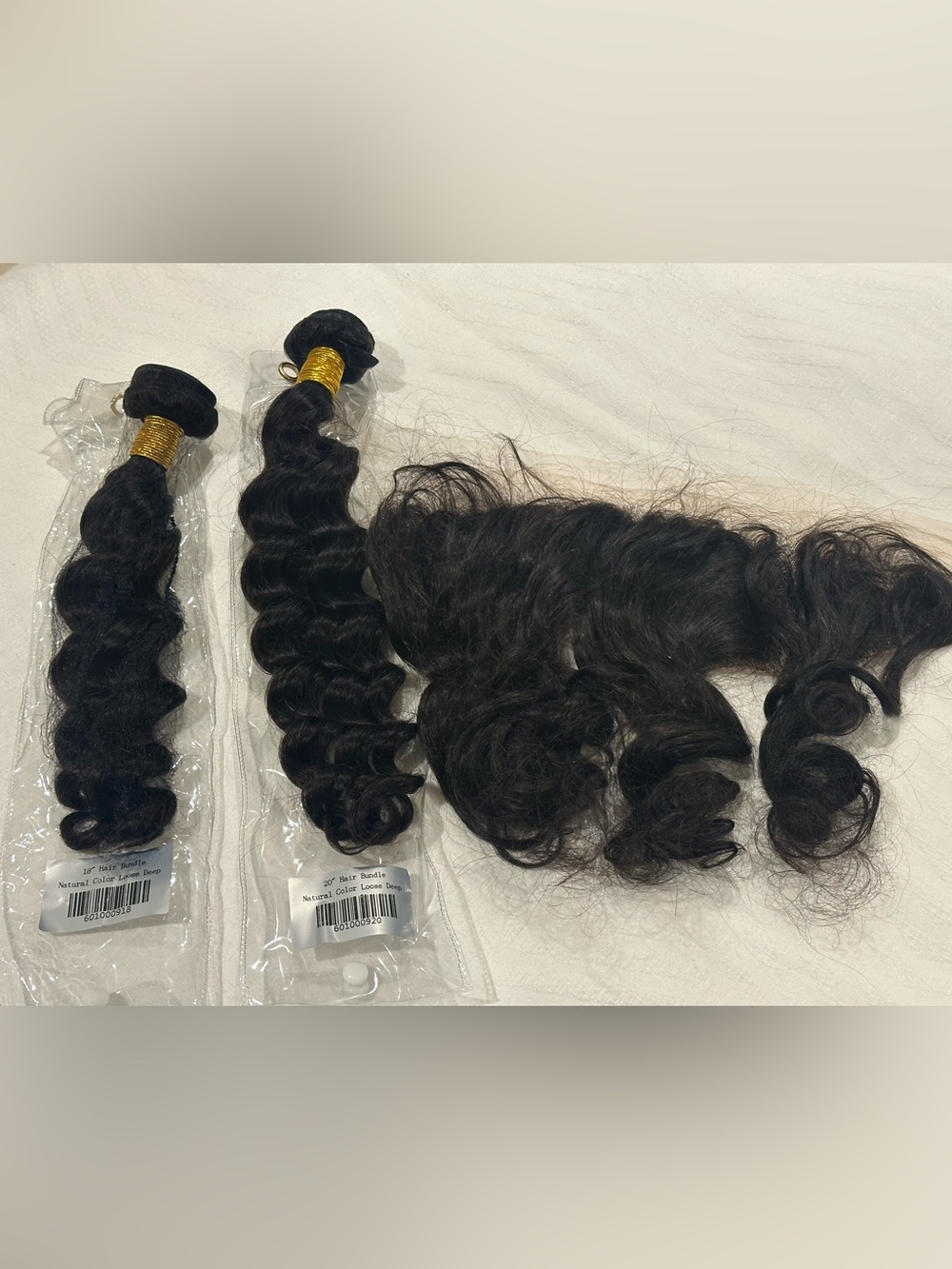 Brazilian human loose deep hair